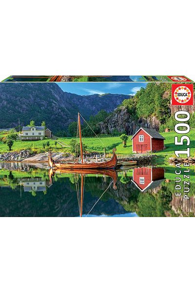 EDUCA Puzzle Viking Ship 1500 Piece Puzzle