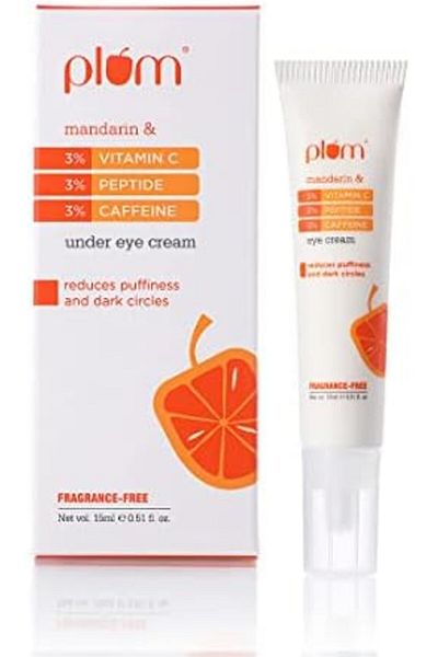 PLUM 3% Vitamin C 3% Peptide & 3% Caffeine Eye Cream with Mandarin