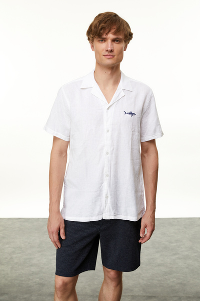 Mudo Cotton Mixed Regular Fit Shirt