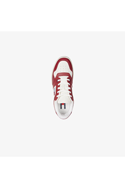 Tommy Hilfiger Kadın Tjw Retro Basket Sneaker - Kırmızı