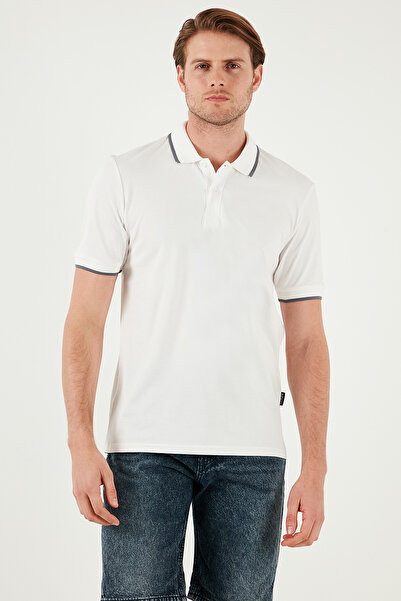 Buratti Men's Polo Neck Cotton T-Shirt - Regular Fit5902063