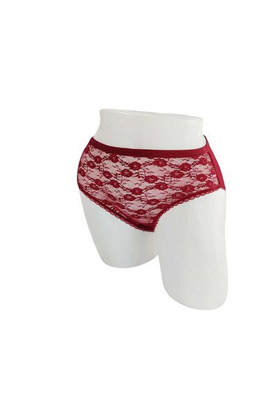 wear treasure Chiloți din dantelă pentru femei, pachet de 3 - spate confortabil din bumbac, respirabil