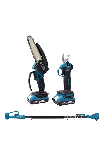 Dawreek Teleskopik 2.5m + İkili Budama Seti Mk36