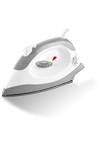 ALSAIF Electric Dry Iron (NO STEAM) 1000w With Non-stick Plate, Adjustable Thermostat, And Power Indicator