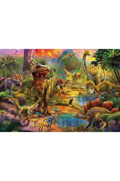 EDUCA لغز أرض الديناصورات 1000 قطعة اللغز