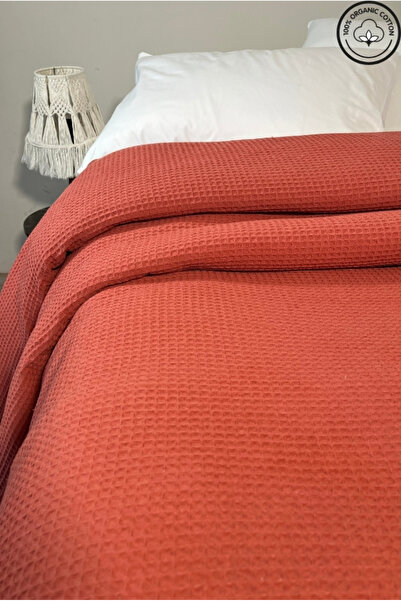 VESSİNOHOME Luxury Pike - single, 100% Cotton, Waffle Patterned Bedspread