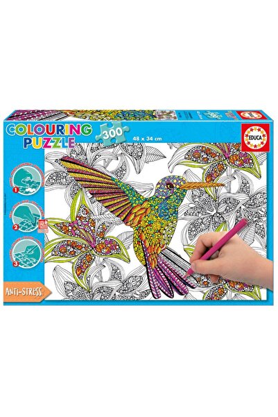 EDUCA Puzzle Humminbird 300 Parça Boyama