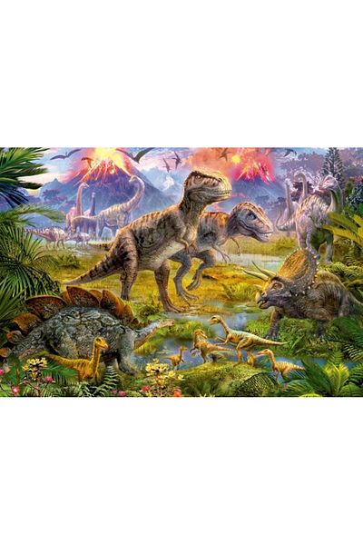 EDUCA Puzzle Dinosaur Gathering 500 Piece Puzzle