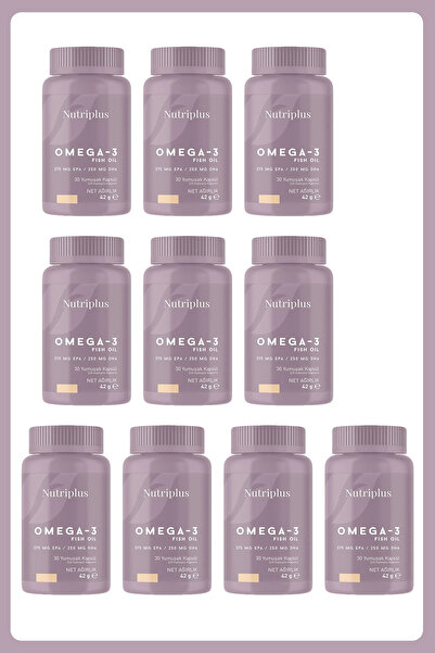 Farmasi نوتريبلس أوميجا 3 زيت السمك 30 كبسولة ناعمة - 10 قطع
