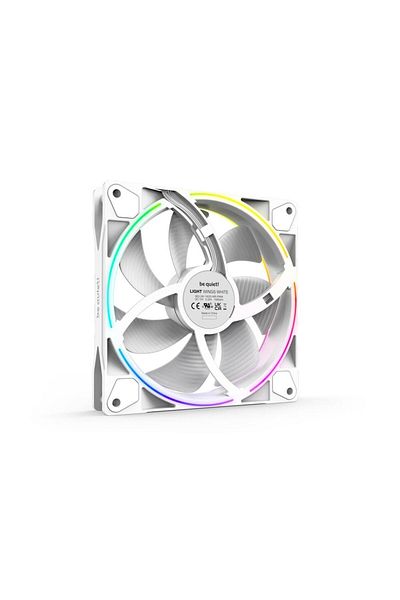 Be Quiet! Set 3 ventilatoare be quiet! LIGHT WINGS WHITE, 140mm, PWM, ARGB (Alb)