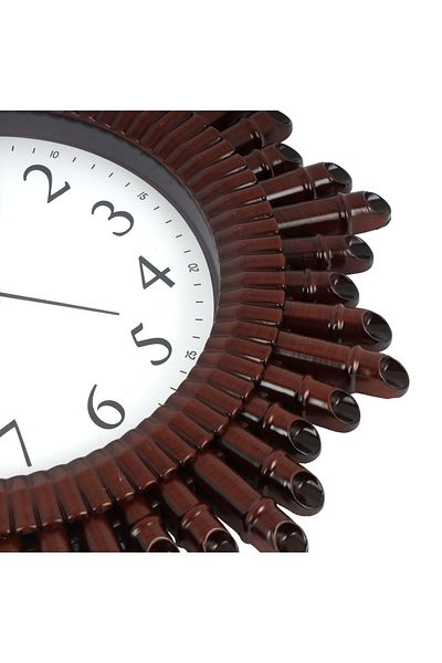 Olsenmark Round Wall Clock OMWC1933 WallMounted, Battery Operated and Durable and 2 YEAR WARRANTY