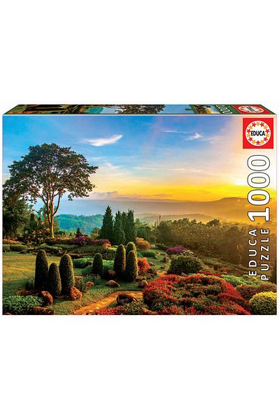 EDUCA Puzzle 1000 Pieces Beautiful Garden 17968