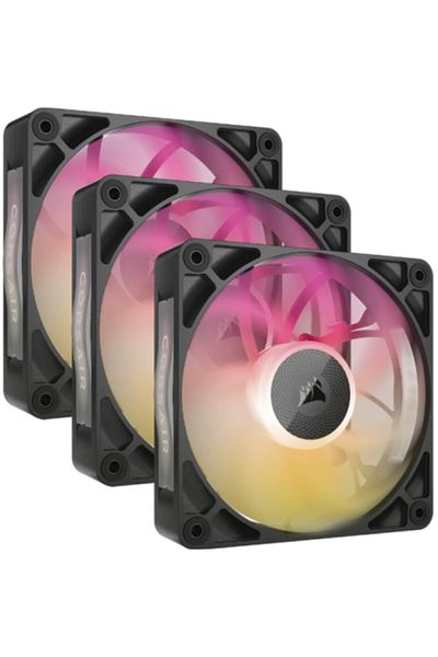 Corsair CORSAIR iCUE LINK RX120 MAX 3x120mm RGB Fans (Black)
