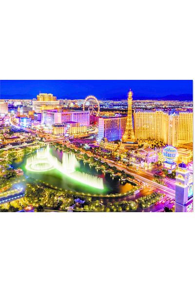 EDUCA Puzzle Las Vegas, Usa 1000 Piece Jigsaw Puzzle Trendbazaar 1057563