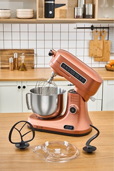 Karaca Pro Artisan Zaman Ayarlı Tartılı Mutfak Şefi Copper Glow 1600W 5 Litre