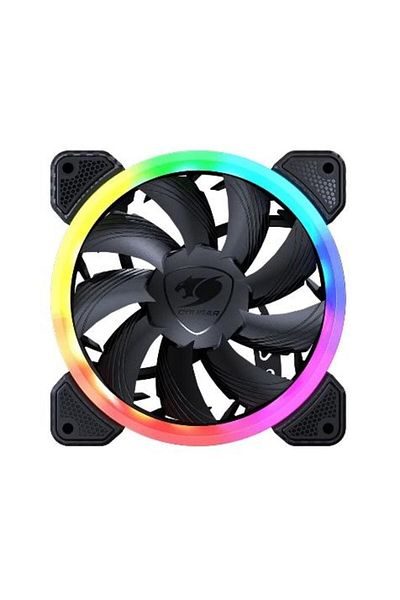 Cougar Ventilator Cougar Vortex VK120 RGB, iluminare RGB, 120mm, 1500 rpm, PWM (Negru)