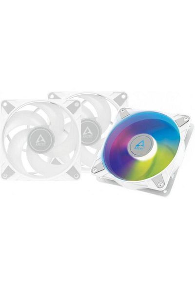Arctic Set 3 ventilatoare Ventilator Arctic P12 PWM PST aRGB, 120 mm, 2000 rpm (Alb)