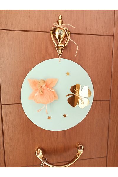 Rose bloome Felt Fairy Doll Door Ornament