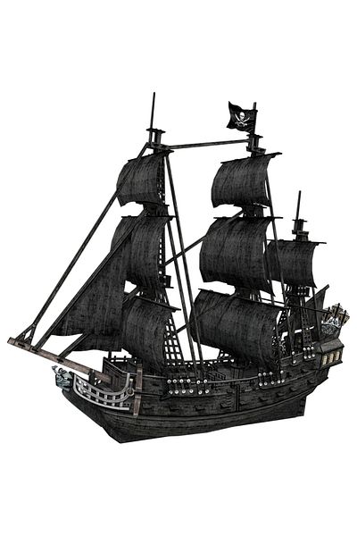 Cubic Fun Queen Anne's Revenge Ship