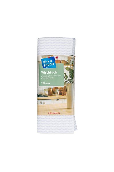 Flink Sauber Flink & Sauber General Cleaning Cloth 38x50cm Pack of 10