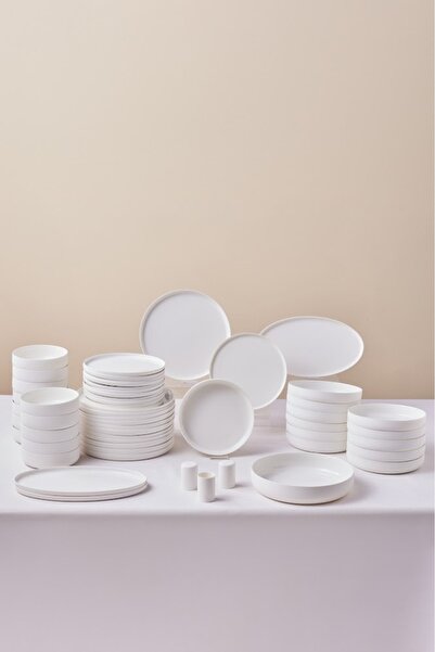 Karaca Earth Collection Matte Glaze 55 Parça 12 Kişilik Yemek Takımı