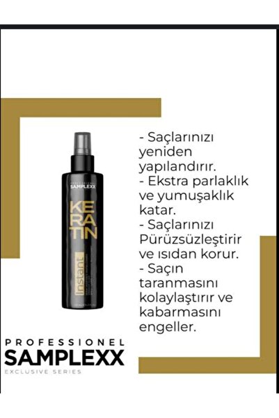Sample keratin instant durulanmayan maske 125ml