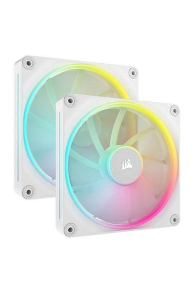 Corsair CORSAIR iCUE LINK LX140 2x140mm RGB Fans (White)