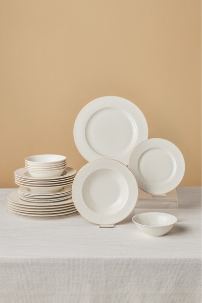 Karaca Dome Porselen 24 Parça 6 Kişilik Yemek Takımı