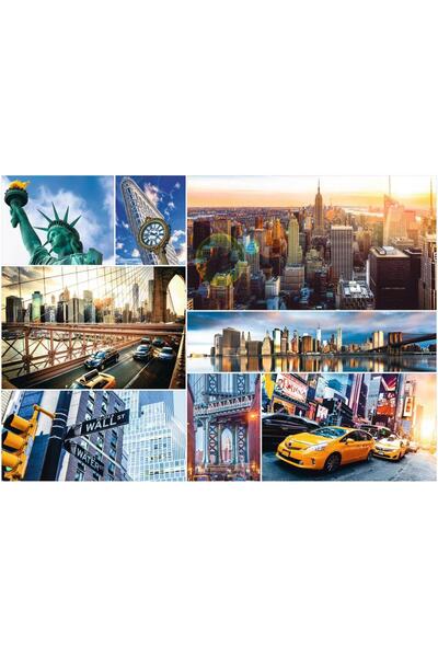 Genel Markalar Puzzle New York - Collage 4000 Parça Puzzle