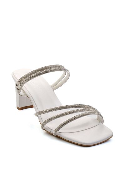 Bambi Pantofi rochii de seara albe de dama K 05124160009