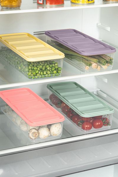 Karaca Stella 6-Piece Refrigerator / Deep Freezer Organizer and Storage Container