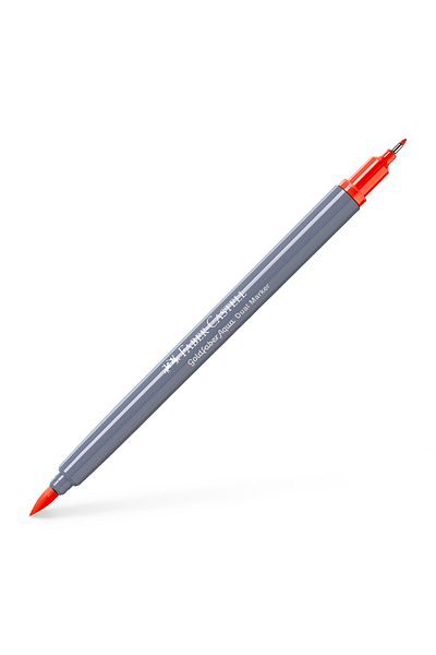 Faber Castell Watercolor Marker Dual Tip Goldfaber Dark Cadmium Orange 115 Faber-Castell
