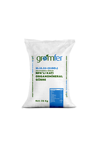 GROMFER Organomineral Gübreler 11.11.11+(11SO3) - 25KG