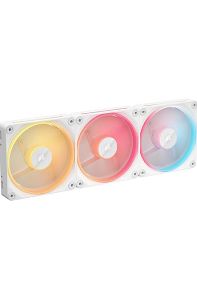 Corsair CORSAIR iCUE LINK LX120-R 3x120mm RGB Fans (White)