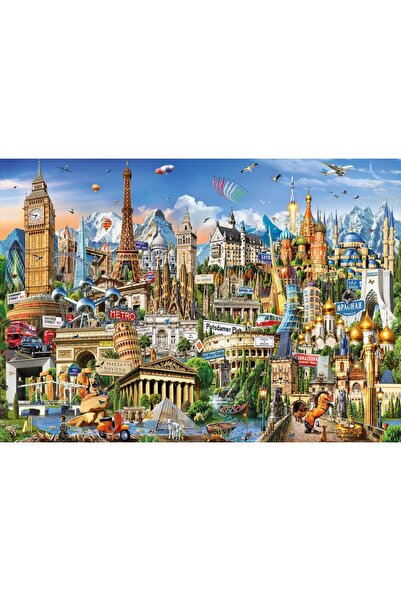 Genel Markalar Puzzle Europe Landmarks 2000 Parça Puzzle