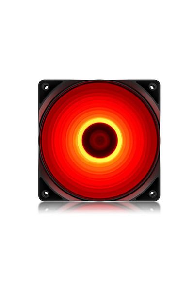 Deep Cool Ventilator Deepcool RF120B, 120mm, LED Rosu