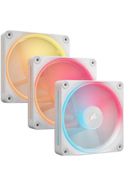 Corsair CORSAIR iCUE LINK LX120-R 3x120mm RGB Fans (White)