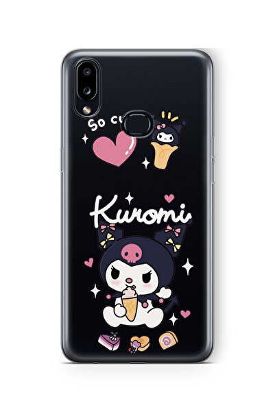 Multitronic Samsung Galaxy A10s Uyumlu Kuromi Tasarım Baskılı Şeffaf Kılıf
