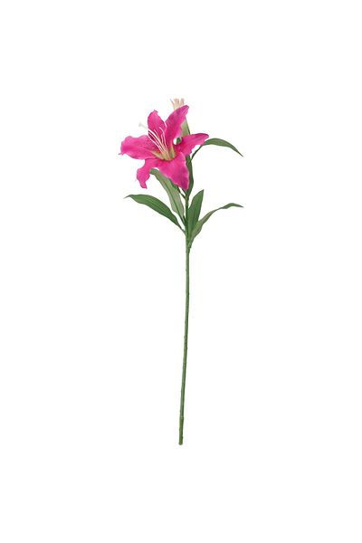 IKEA SMYCKA Artificial Lily Flower Pink 85 cm IKEA Bendable Stem, Realistic Look