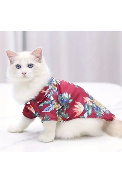 For a Fur Dog Shirt Hawaiian Shirt Pink Fuchsia