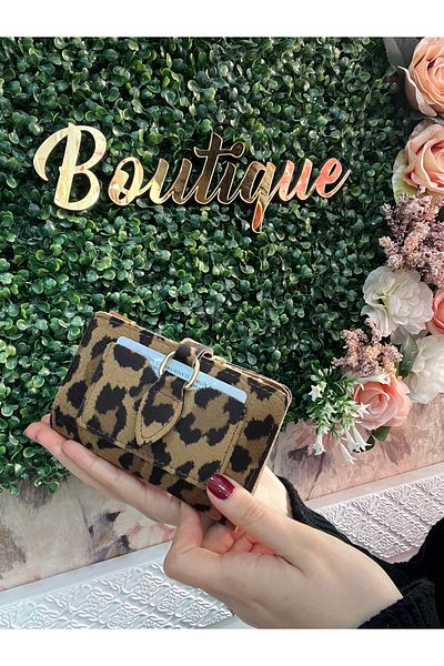 Baykuş Boutique Women's Wallet with Snap Closure Buckle