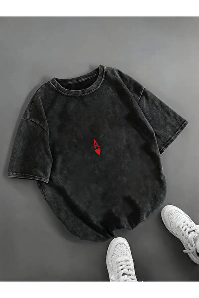 bellanova Γυναικείο μοτίβο casual κοντομάνικο μπλουζάκι με στρογγυλή λαιμόκοψ...