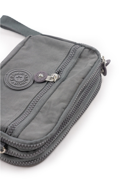 İMAKS Waterproof 4 Zipper Mobile Phone Carrying Bag Gray K002