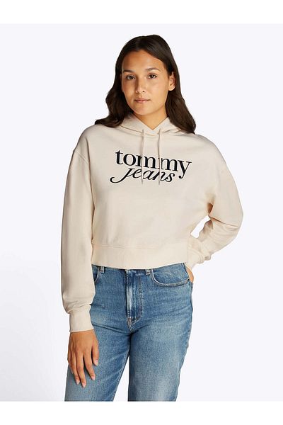 Tommy Hilfiger TJW RLX CRP SCRIPT MIKINA s kapucí EXT