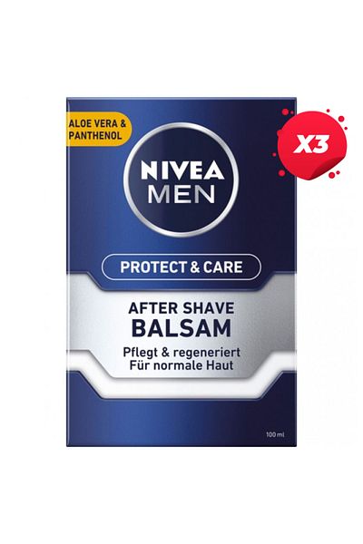 NIVEA X3 - NIVEA AFTER SHAVE BALSAM 100ML PROTECT CARE