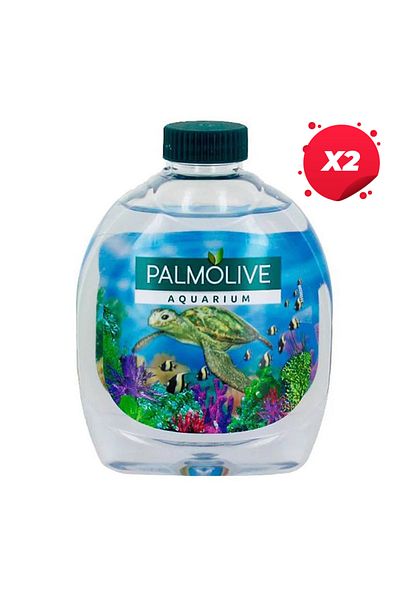 Palmolive X2 - PALMOLIVE SAPUN LICHID REZERVA 300ML AQUARIUM