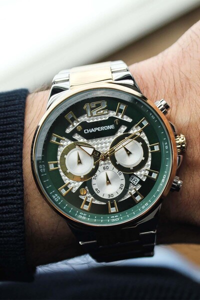 Chaperone CH002136 Çelik Kordonlu Erkek Kol Saati