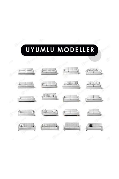 özzade 3-Seater Sofa Cover with Velvet Rubber |   Sofa Cover |   Sofa Bed Cover Case