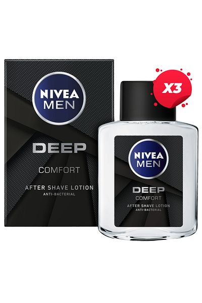 NIVEA X3 - NIVEA AFTER SHAVE 100ML DEEP