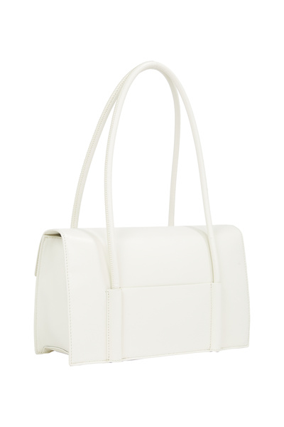 Calvin Klein White Linn Shoulder Bag